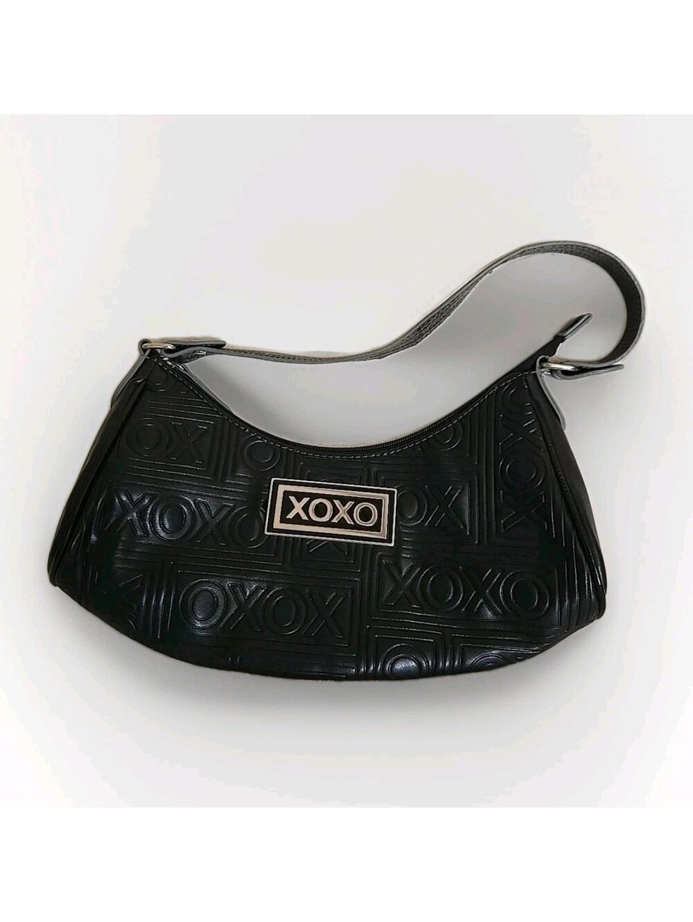 Vintage Y2K XOXO Black Shoulder Bag Purse NEW